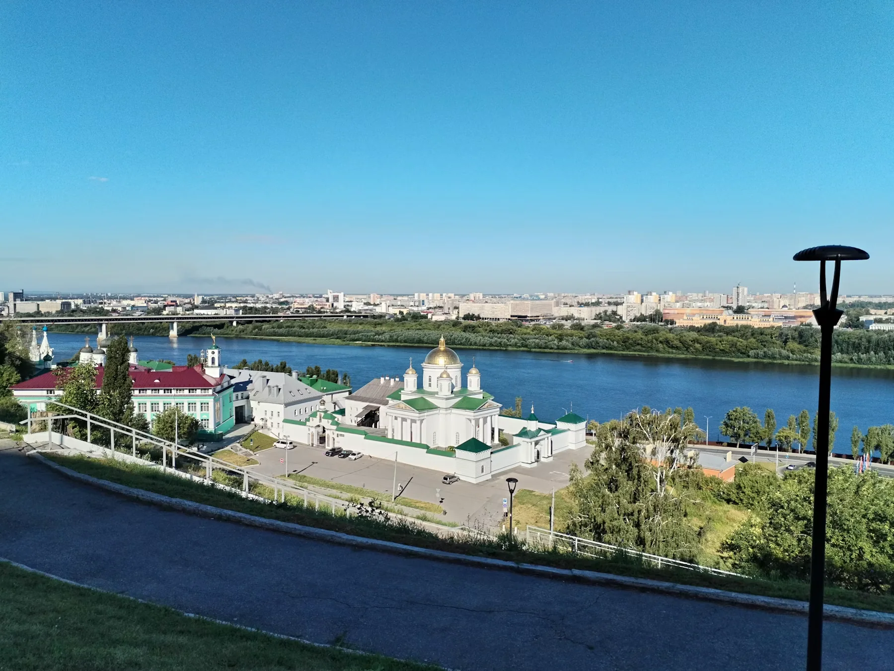 Панорама Нижнего Новгорода и Волги