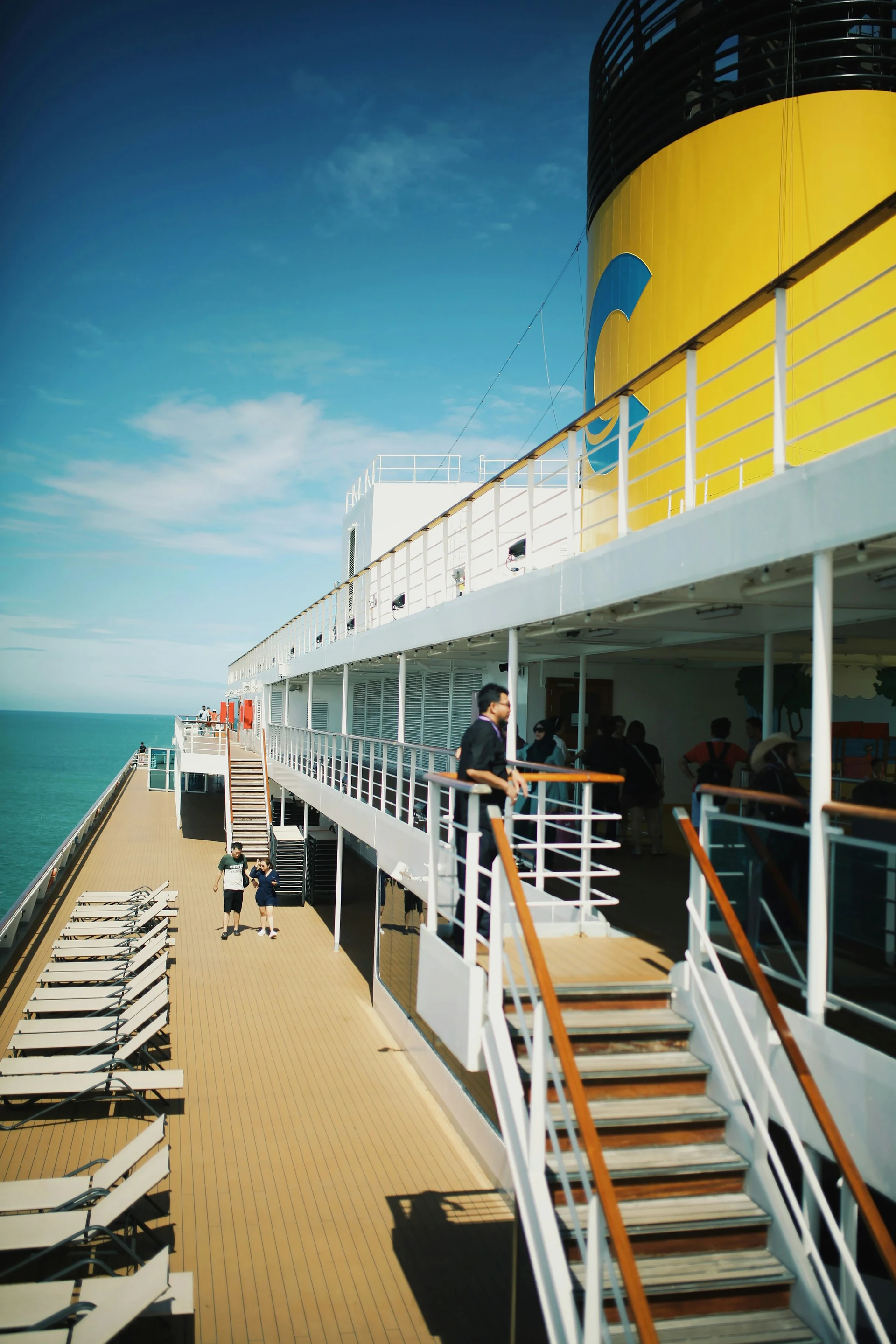 Прогулочная палуба Costa Serena.